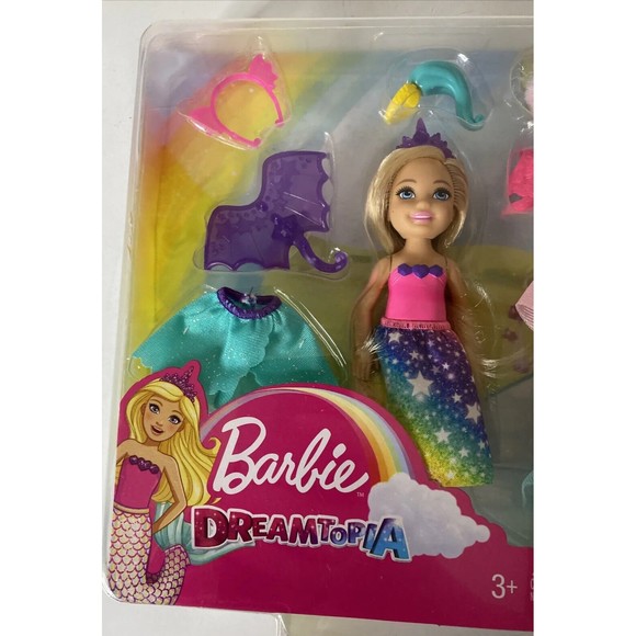 Barbie Dreamtopia Chelsea Doll Dress-up Set Toy Mermaid Princess New in box - Picture 4 of 11